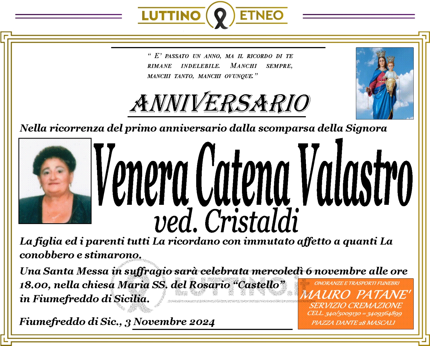 Venera Catena Valastro